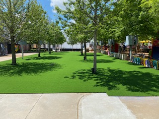 Urban Park with Artificial Turf